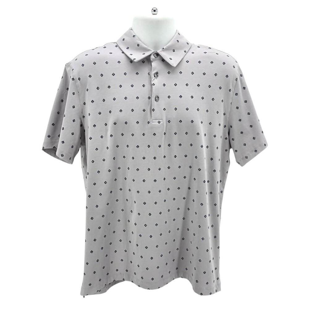 NEW Hickey Freeman New York Mens Large Shirt Polo Classic Fit Pima Cotton Golf
